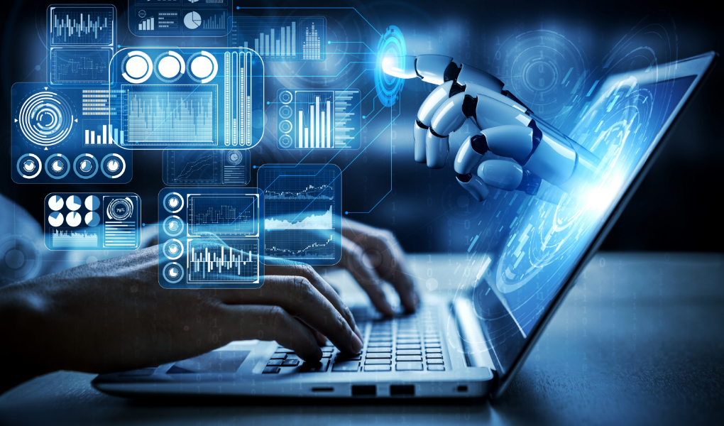 Inteligencia artificial y algoritmos trabajando como un robo-advisor para gestionar inversiones automáticamente